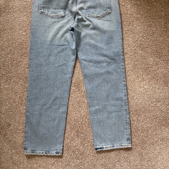 Agolde 90's Pinch Waist Crop Jeans size 29 color: Ripple - Picture 3 of 8